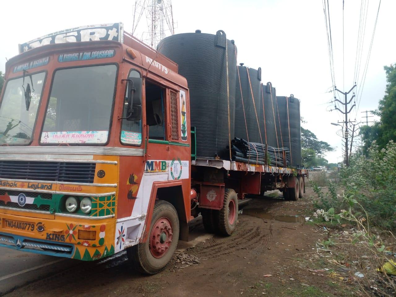 Tanks and bulky light cargo